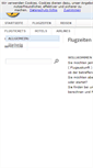 Mobile Screenshot of flugzeiten.de